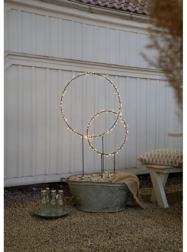 Dekoracyjny okrąg świetlny LED Star Trading Barlumi, wys. 120 cm