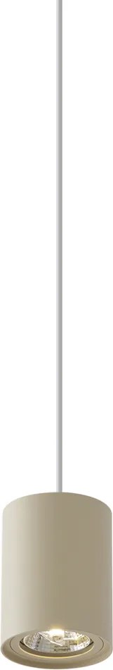 Nowoczesna lampa wisząca beżowa z białym do systemu szynowego 1-fazowego GU10 70mm - Iconic Holt