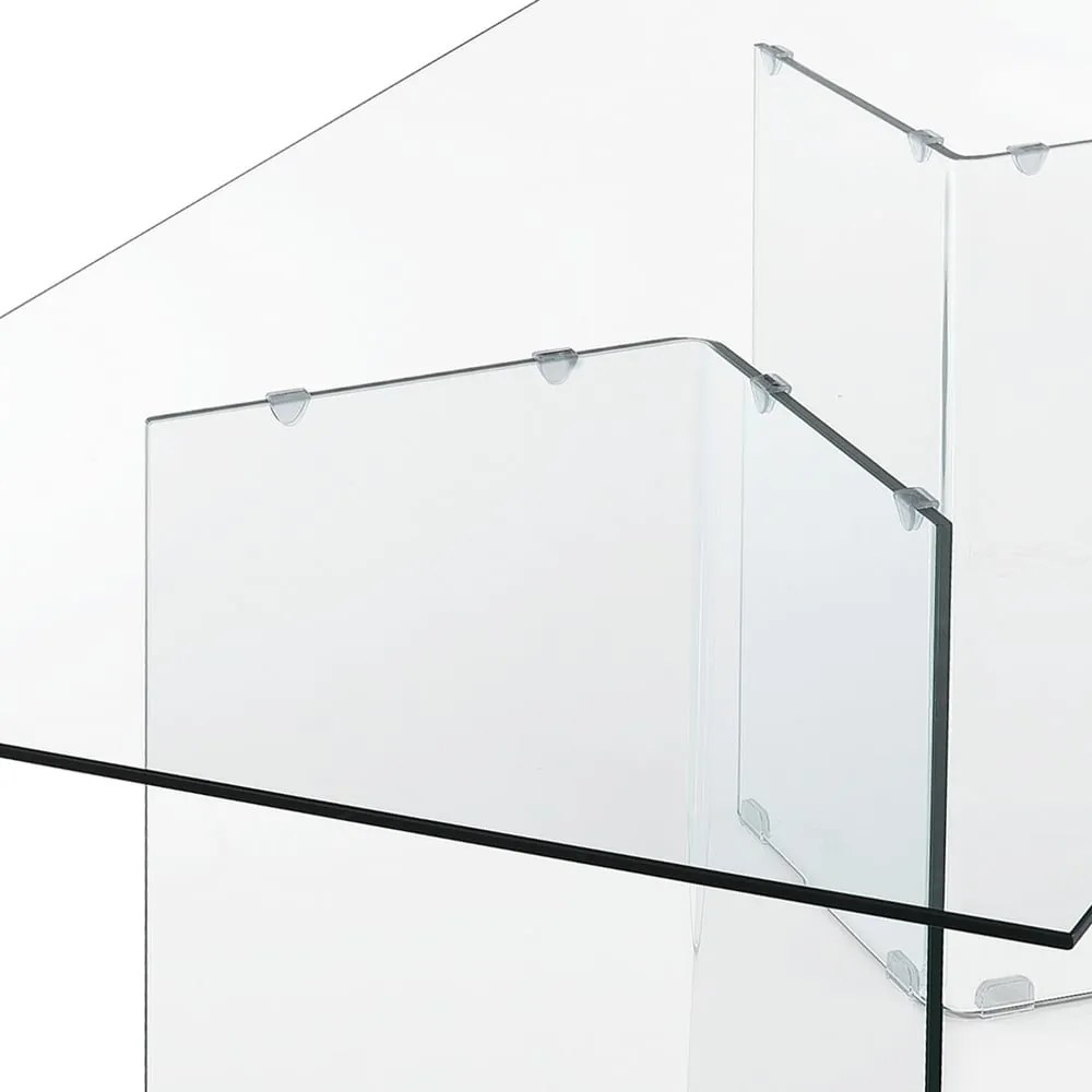 Szklany stół 90x180 cm Kaya – Tomasucci