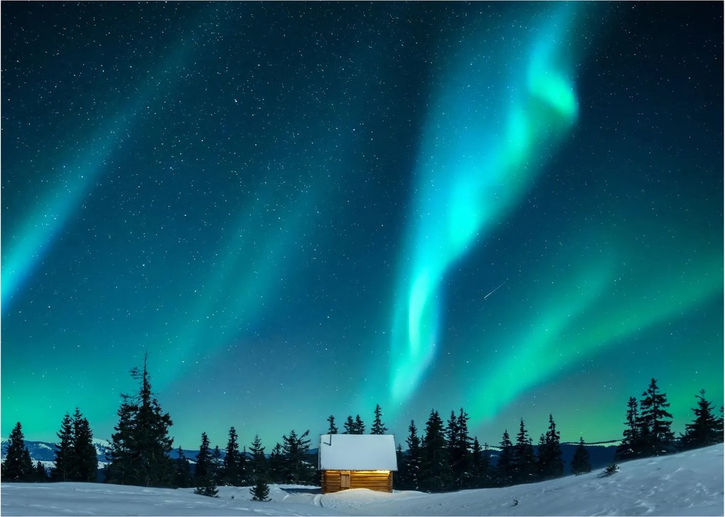 Obraz - Aurora Borealis (70x50 cm)