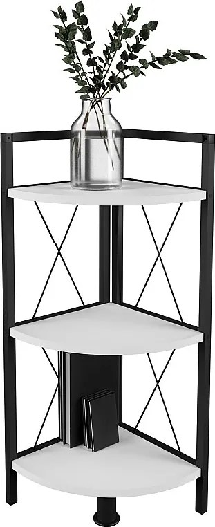 Metalowa półka narożna Książki Insasi 2x