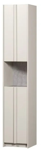 Kremowa szafka modułowa z litego drewna sosnowego 40x210 cm Basu – WOOOD