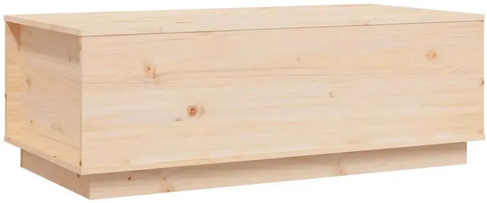 Naturalna drewniana ława ze schowkiem A2-A39