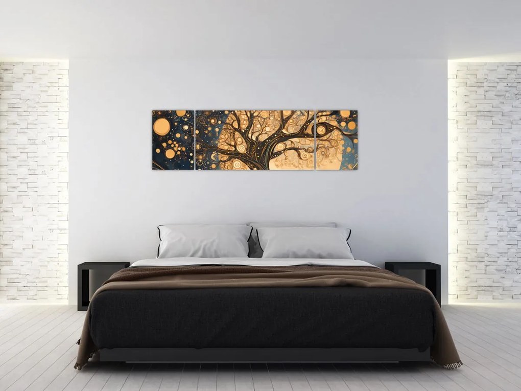 Obraz – Surrealistyczne drzewo (170x50 cm)