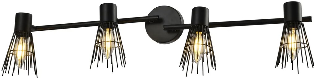 Designowa lampa ścienna PICO, czarna