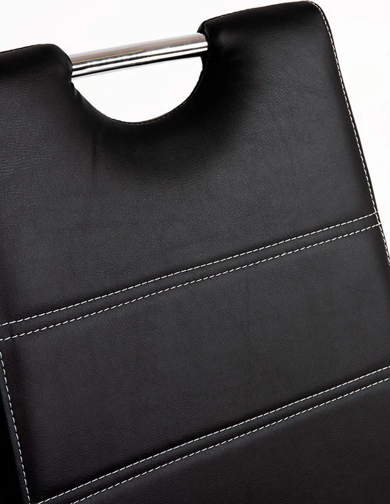 Zestaw 4 Krzese Hallen Ekoskóra