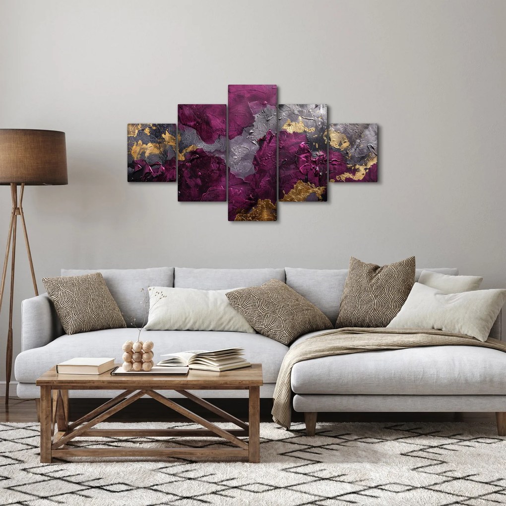 Obraz - Teksturowanie abstrakcji (125x70 cm)