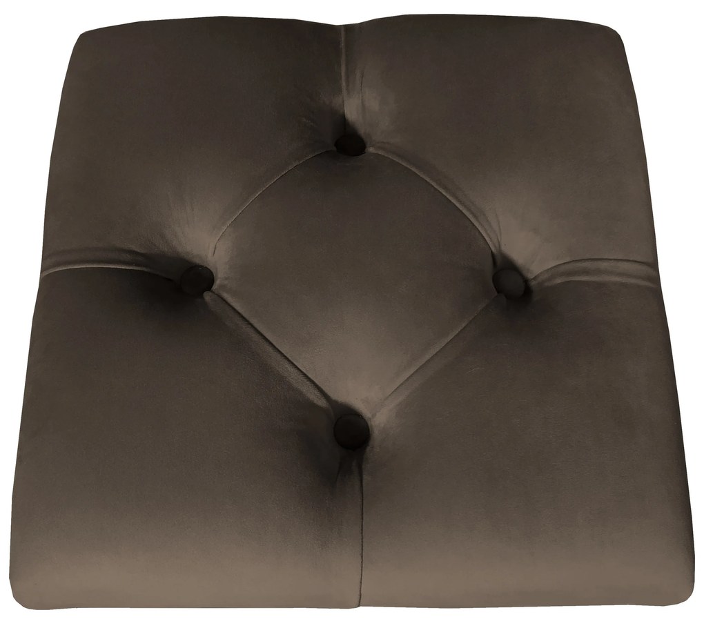 Pufa CHESTERFIELD LOFT ławka podnóżek metal MG05