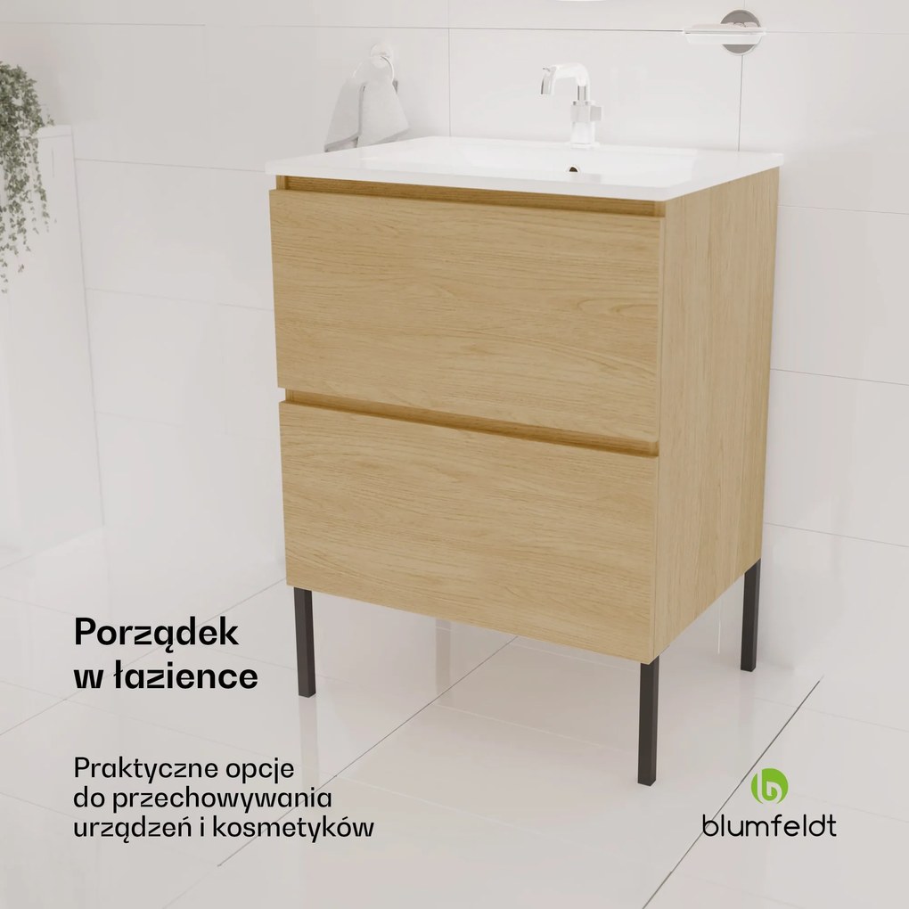 Blumfeldt Johnstone szafka łazienkowa z umywalką