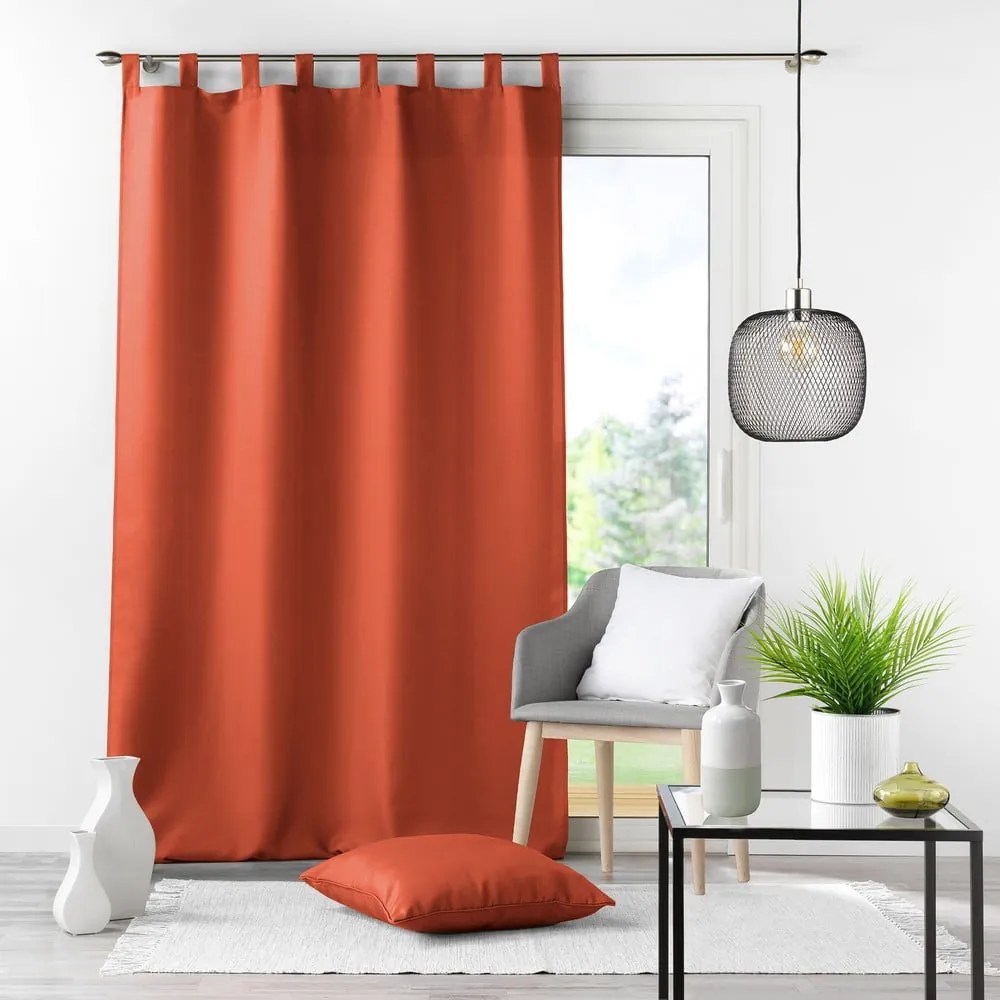 Ceglasta zasłona 140x260 cm Essentiel – douceur d'intérieur