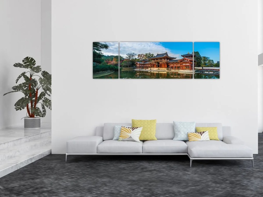Obraz - Świątynia Byodo-in, Japonia (170x50 cm)