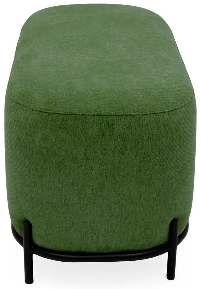 Zielony puf Tenzo Harry, szer. 82 cm