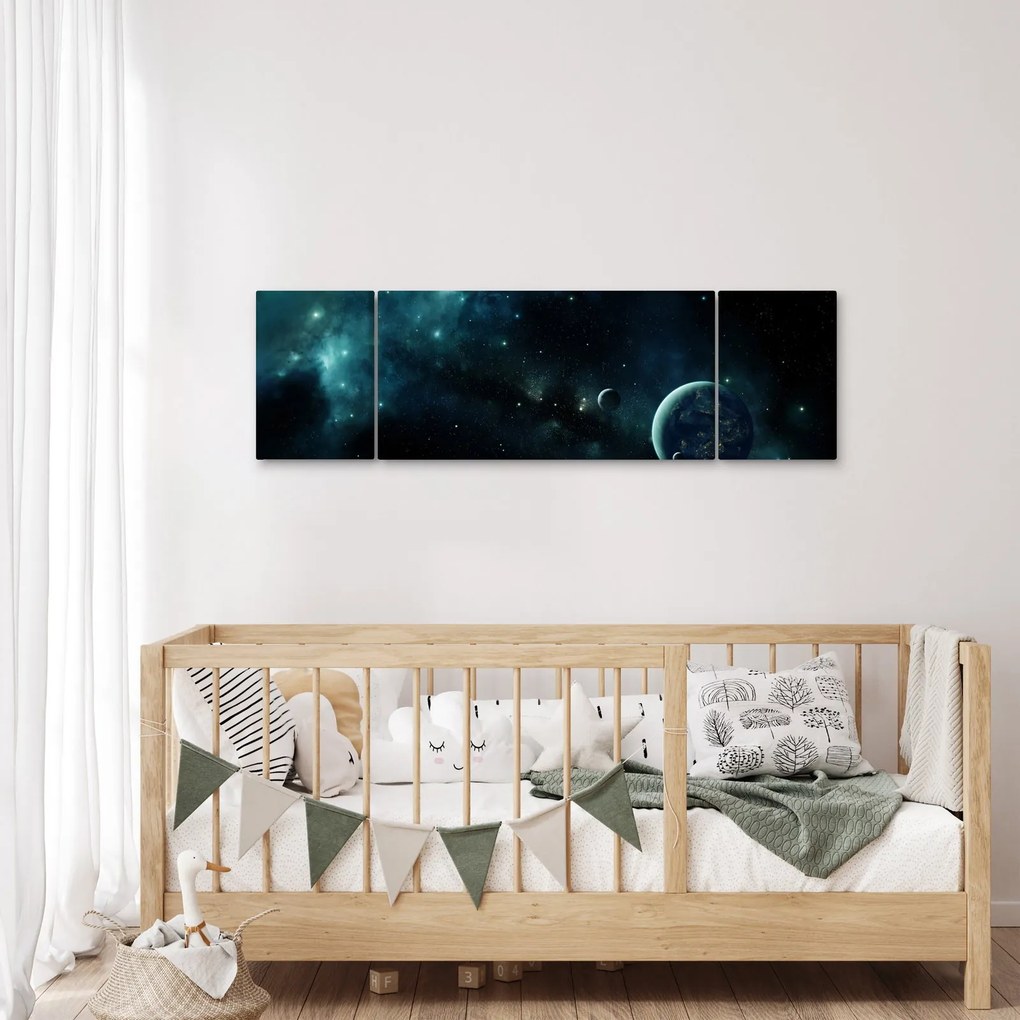 Obraz - Życie w kosmosie (170x50 cm)