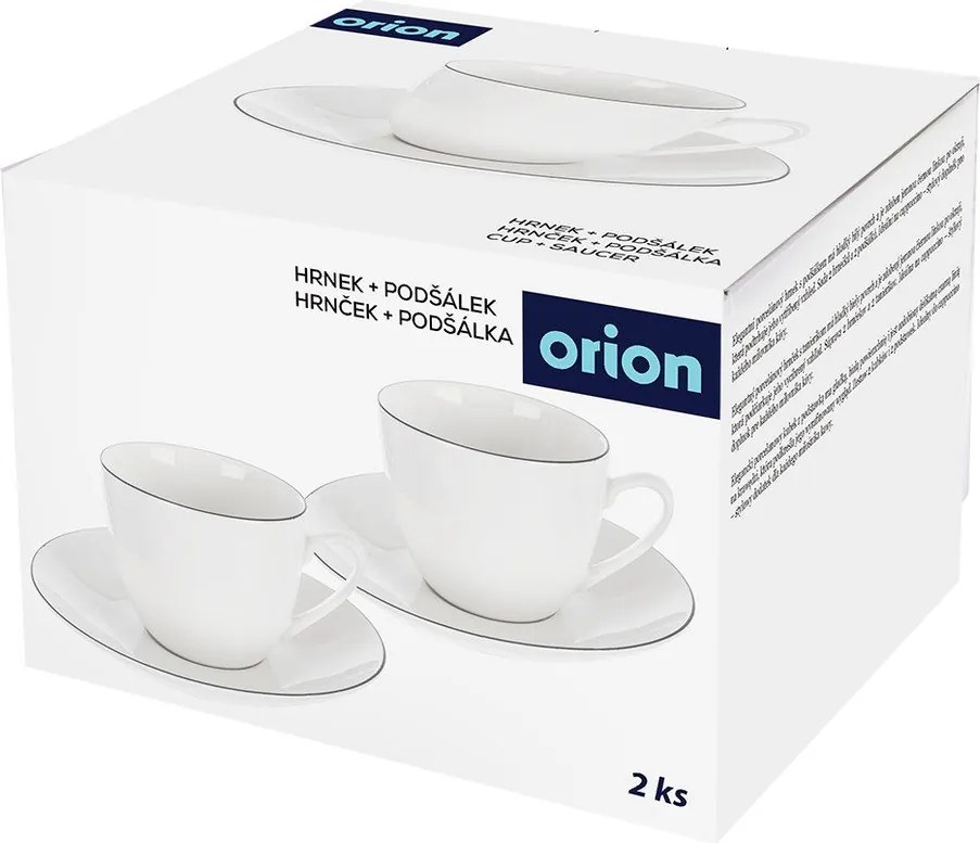 Biała porcelanowa filiżanka do cappuccino 210 ml Decora – Orion