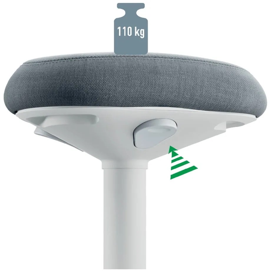 Ergonomiczny stołek balansujący do siedzenia Ergo – Leitz
