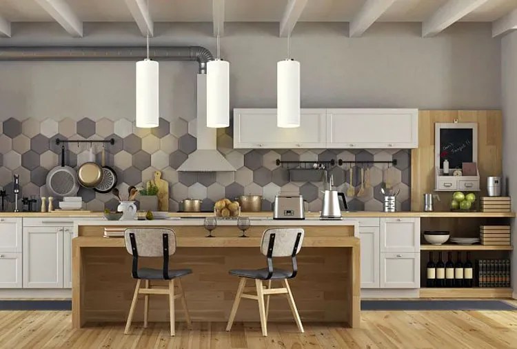 Pojedynczy żyrandol na chromowanym stelażu - K5-S30