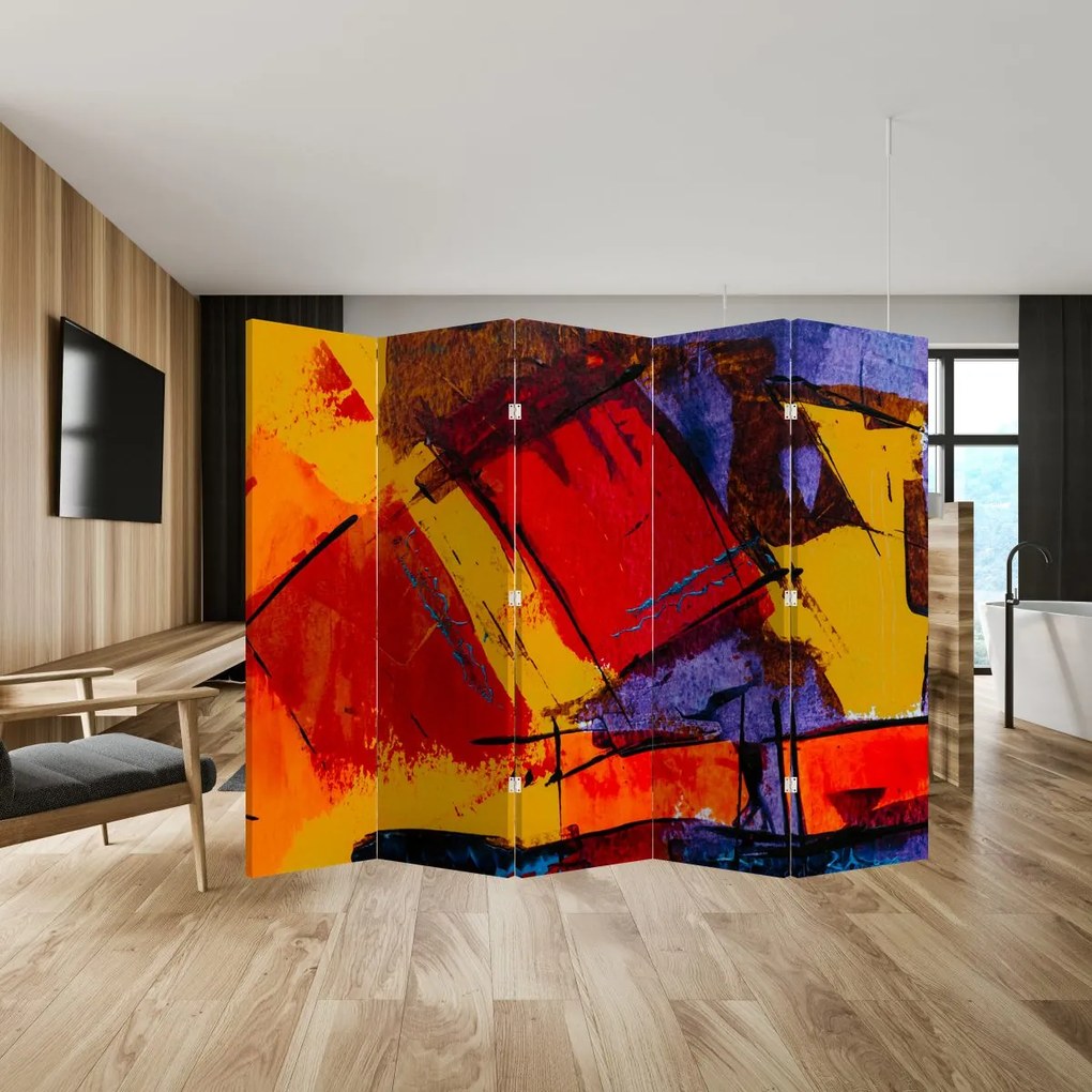 Parawan - Abstrakcja (210x170 cm)