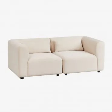 Sofa Modułowy 2-częściowy Fogler Sztruks Beż Lniany - Sklum