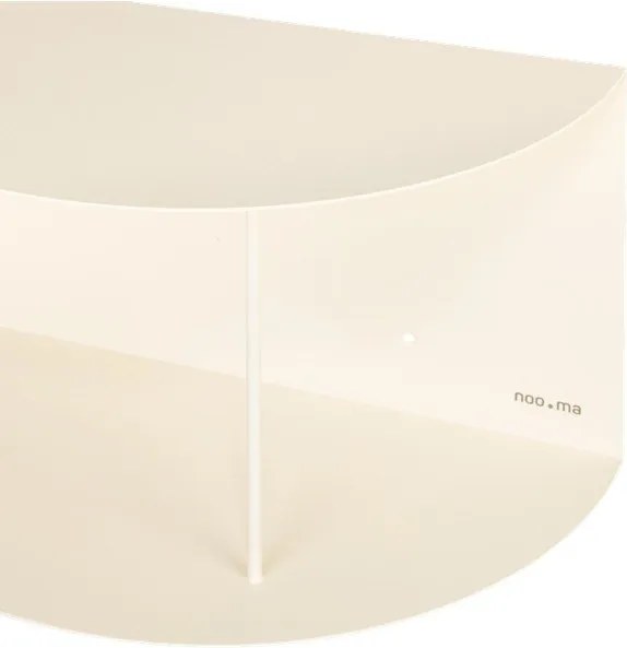 Beżowa wielopoziomowa metalowa półka 60 cm Lina – noo.ma