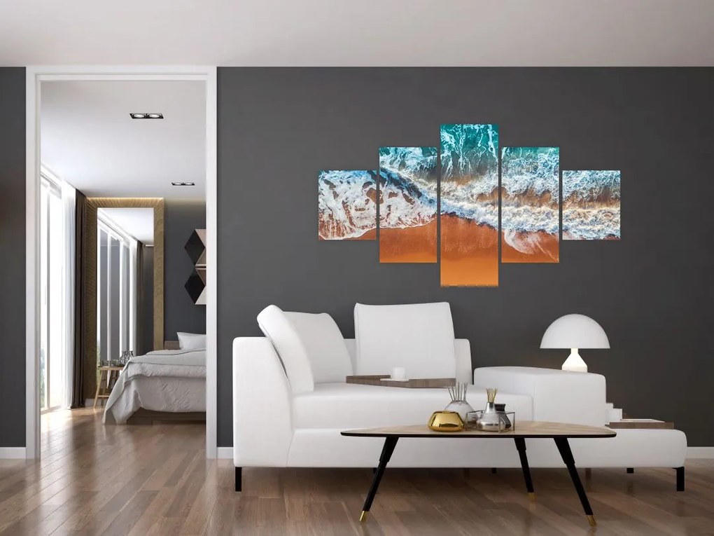 Obraz plaży morskiej (125x70 cm)