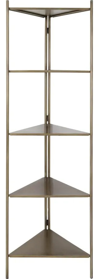 Metalowy regał w kolorze złotym 58,5x200 cm Display – Light &amp; Living