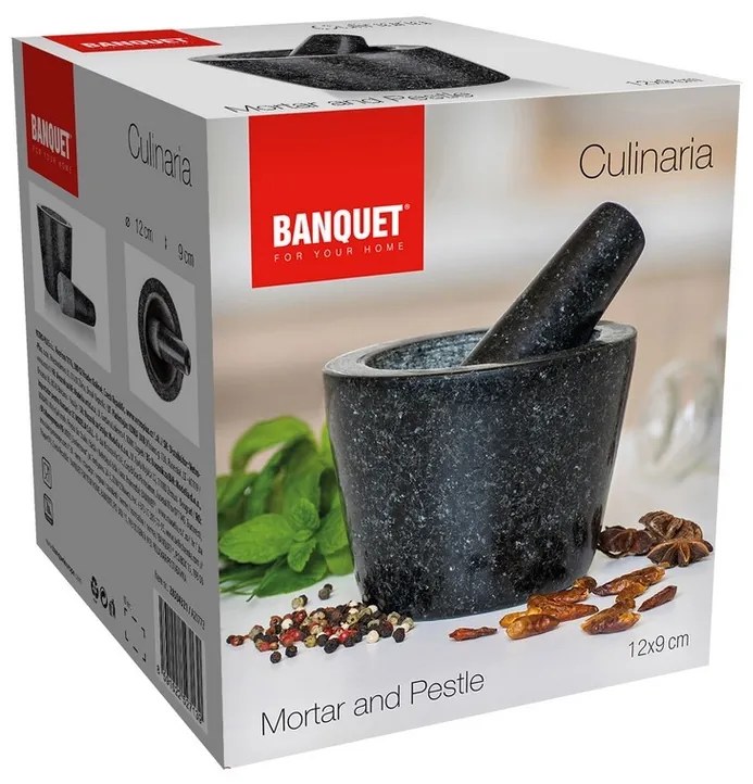 Banquet Moździerz granitowy CULINARIA, 12 cm