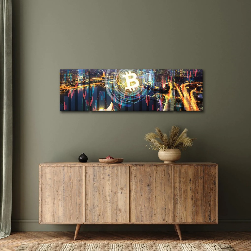 Obraz - Miasto Inwestycji (170x50 cm)