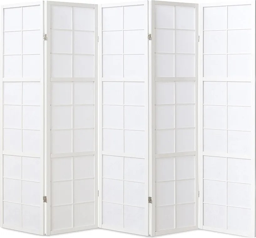 Przegroda pokojowa 175x220x2,2 cm biała shoji