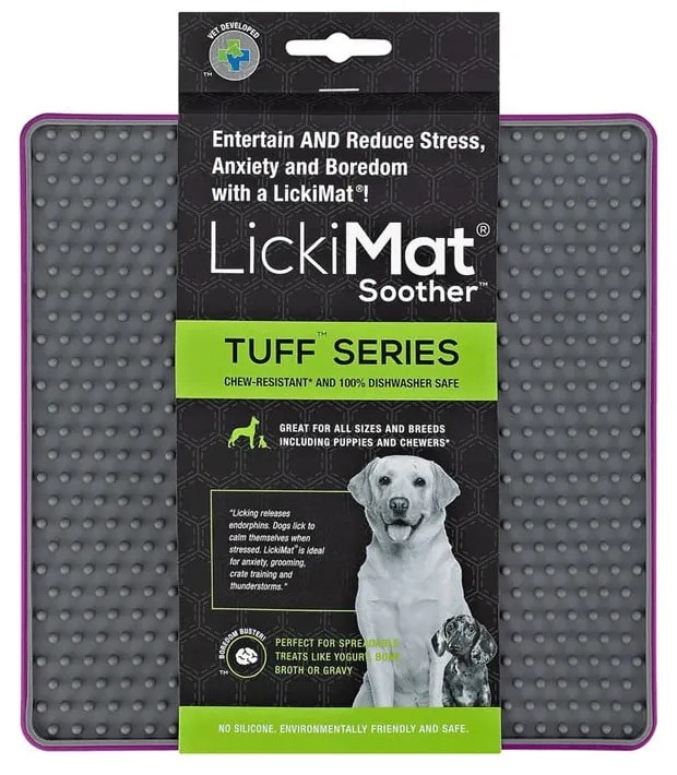 Mata do lizania Soother Tuff Purple – LickiMat