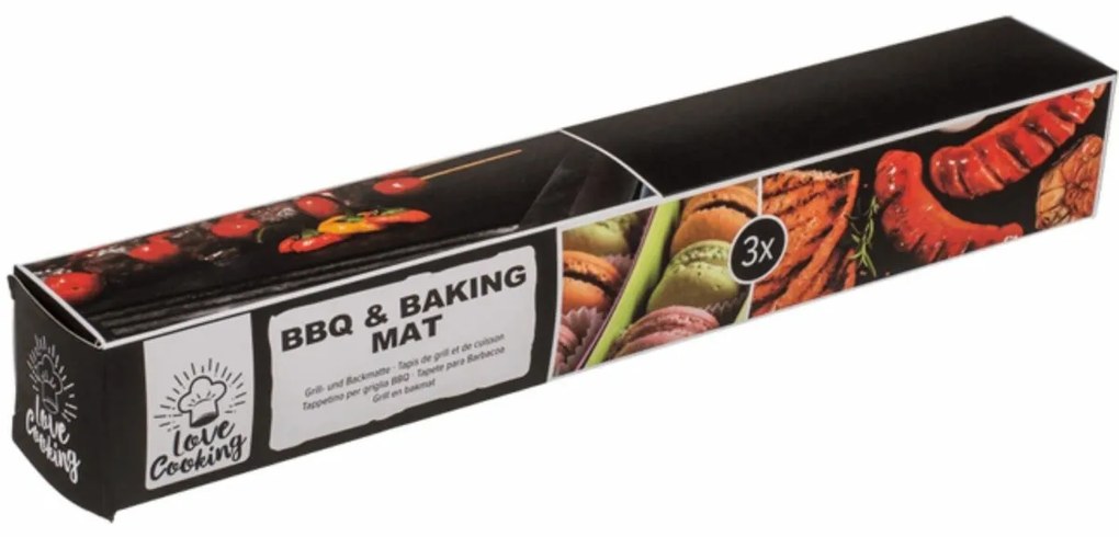Podkładka na grillowanie i pieczenie 40 x 33 cm, 3 szt.