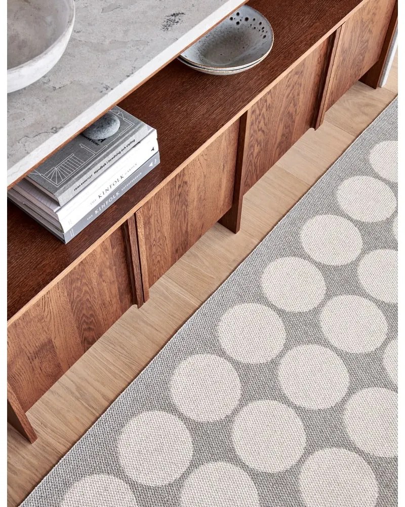 Beżowo-kremowy chodnik odpowiedni na zewnątrz 70x320 cm Hugo Linen Vanilla – Pappelina