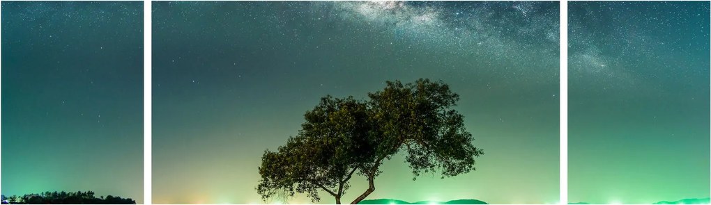 Obraz nocnego nieba (170x50 cm)