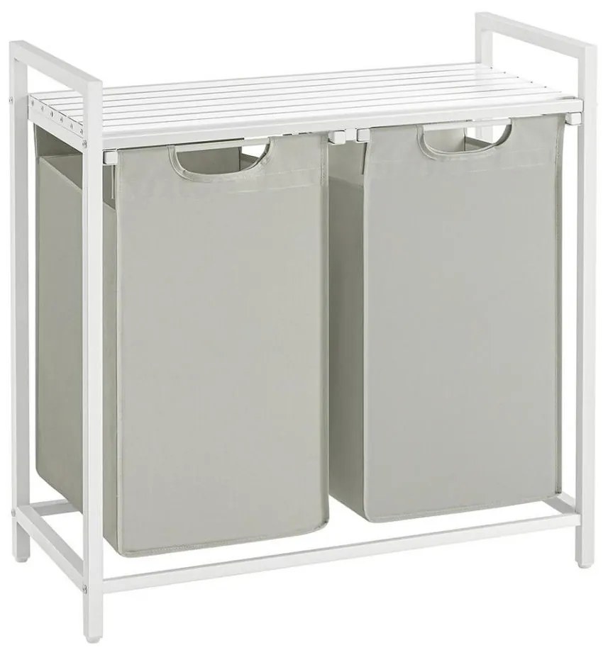 Kosz na pranie REX biały