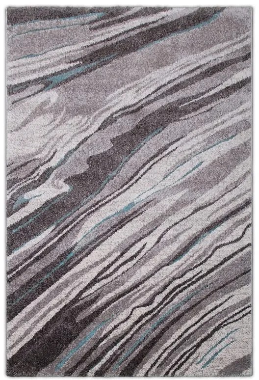 Dywan Mallorca Fala szaro-niebieski 80 cm x 150 cm