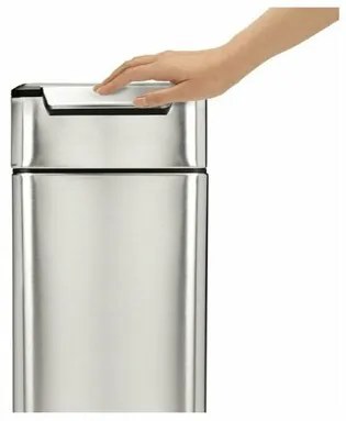 Kosz na śmieci Simplehuman Touch 40 l, wąski