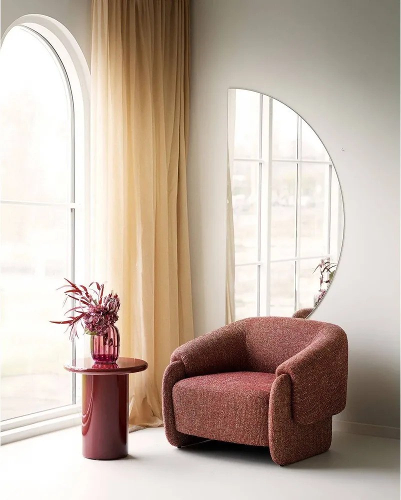 Czerwony szklany ręcznie wykonany wazon (wysokość 21 cm) – House Nordic