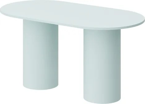 Pastelowy owalny stół Roseto Hubertus