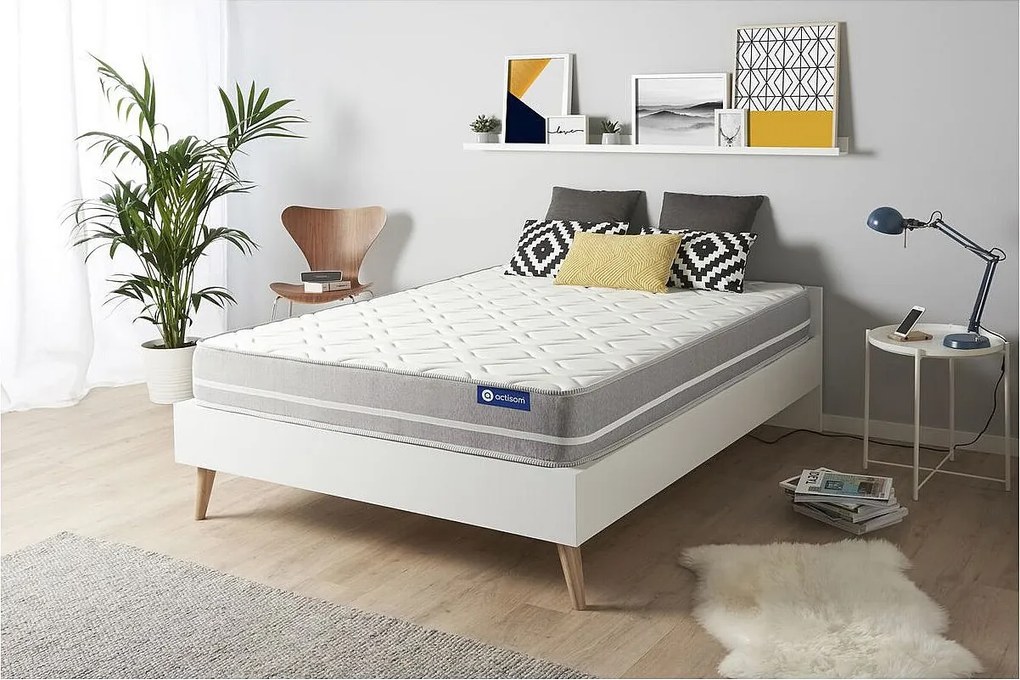 Materac Actimemo touch 140x190cm, Grubosc : 20 cm, Pianka z pamiecia ksztaltu, Zrównowazony, 3 strefy komfortu