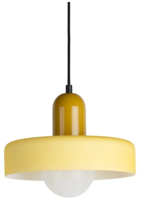 Żółta lampa wisząca ø 25 cm Opaco Grato – Leitmotiv