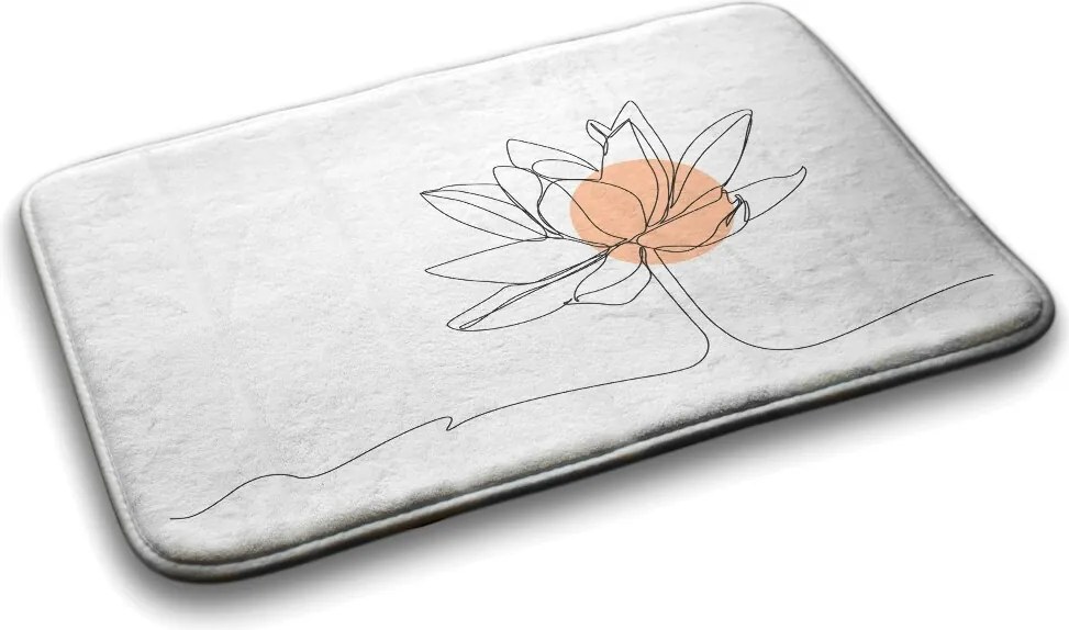 Dywanik antypoślizgowy do łazienki Dywanik antypoślizgowy do łazienki Lilia wodna