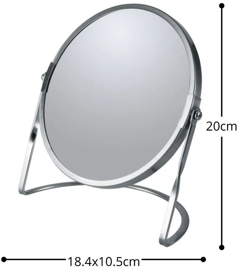 Lustro powiększające (powiększenie 5x) kosmetyczne ø 18 cm Akira – Spirella