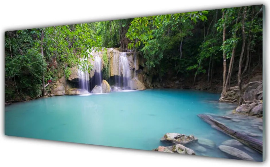 Panel Kuchenny Wodospad Nad Ukrytym Jeziorem