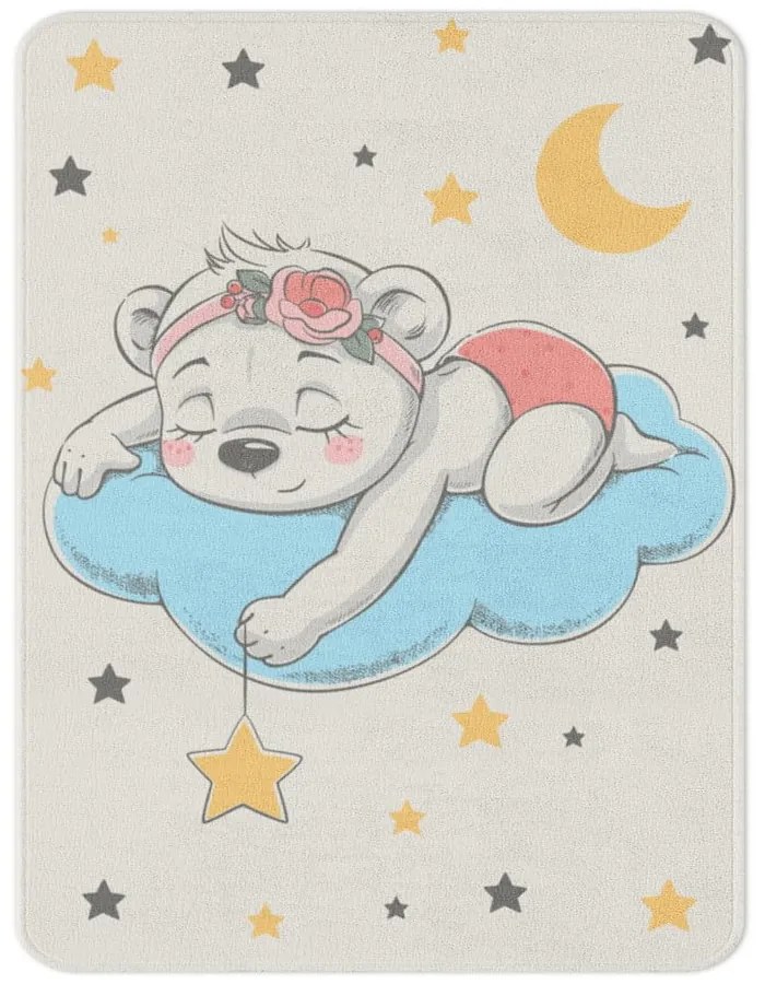 Biały dywan dziecięcy 100x140 cm Happy Dreams – Oyo Concept
