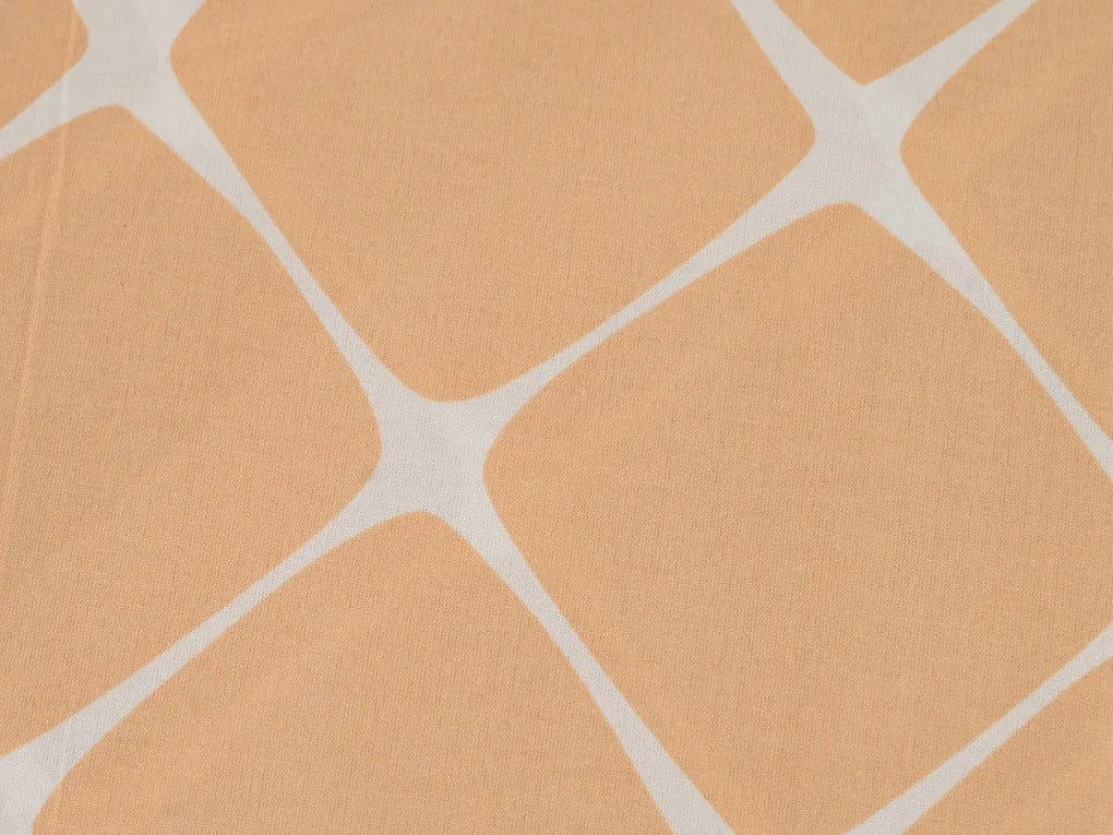 PrzytulneMieszkanie.pl PrzytulneMieszkanie.pl Bawełniana pościel ARMINA morelowa Rozmiar pościeli: 70 x 90 cm | 140 x 200 cm