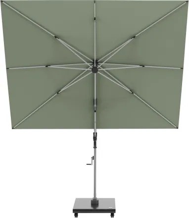 HYPERION 330 x 240 PRESTIGE - luksusowy huśtawkowy parasol ogrodowy z bocznym drążkiem : Kolor parasola - Khaki