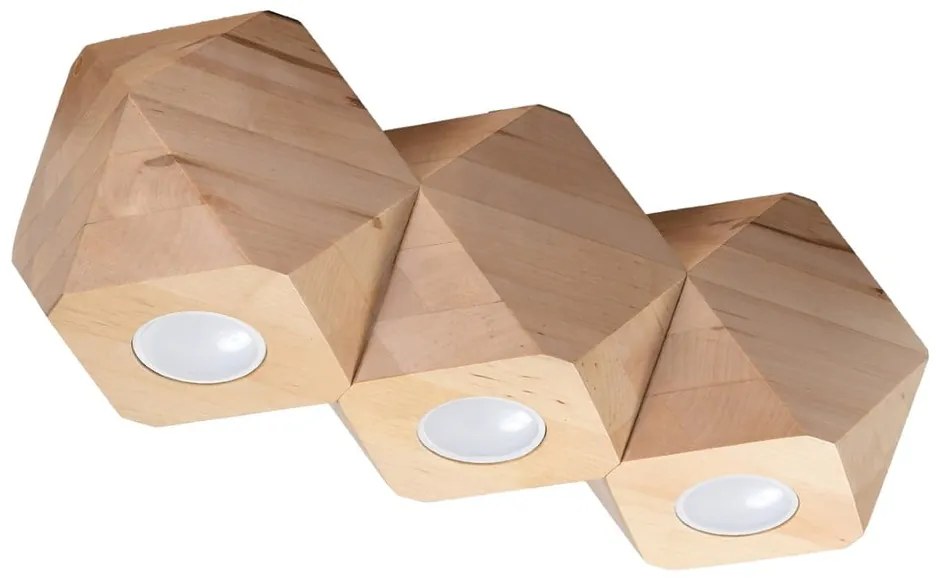 Lampa sufitowa w naturalnym kolorze 12x36 cm Vige – Nice Lamps