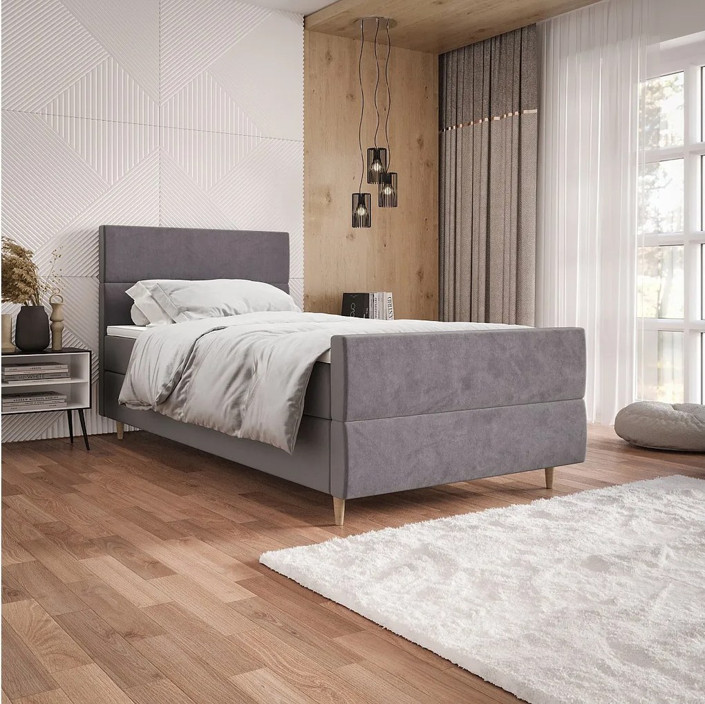 Łóżko kontynentalne FLO Plus 90x200 Itaka 50