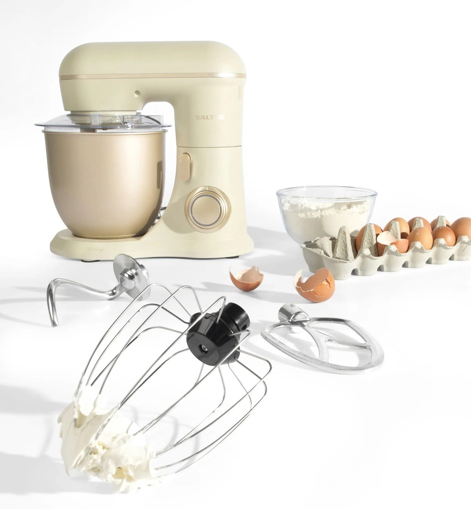 Robot kuchenny SALTER BAKES 1300 W, 3 końcówki, 10 prędkości, 4 l
