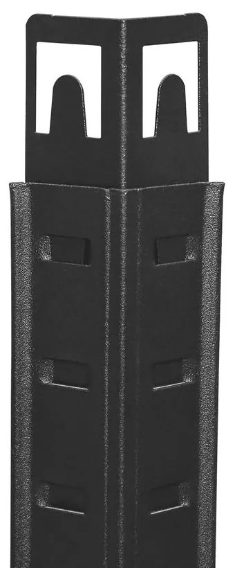 Regał DUSTY, 5 półek, max 650kg, czarna/brązowa SongmicsHome