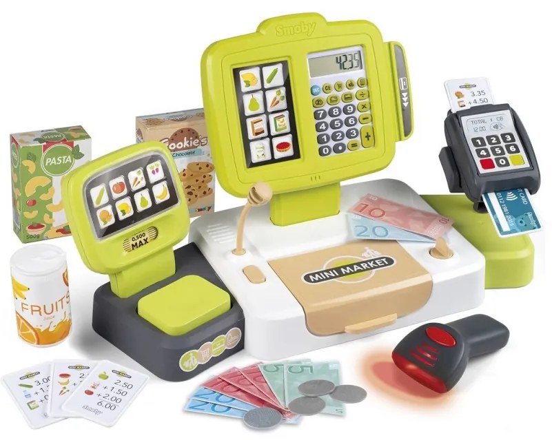 Smoby kasa sklepowa elektroniczna ze skanerem i wagą
